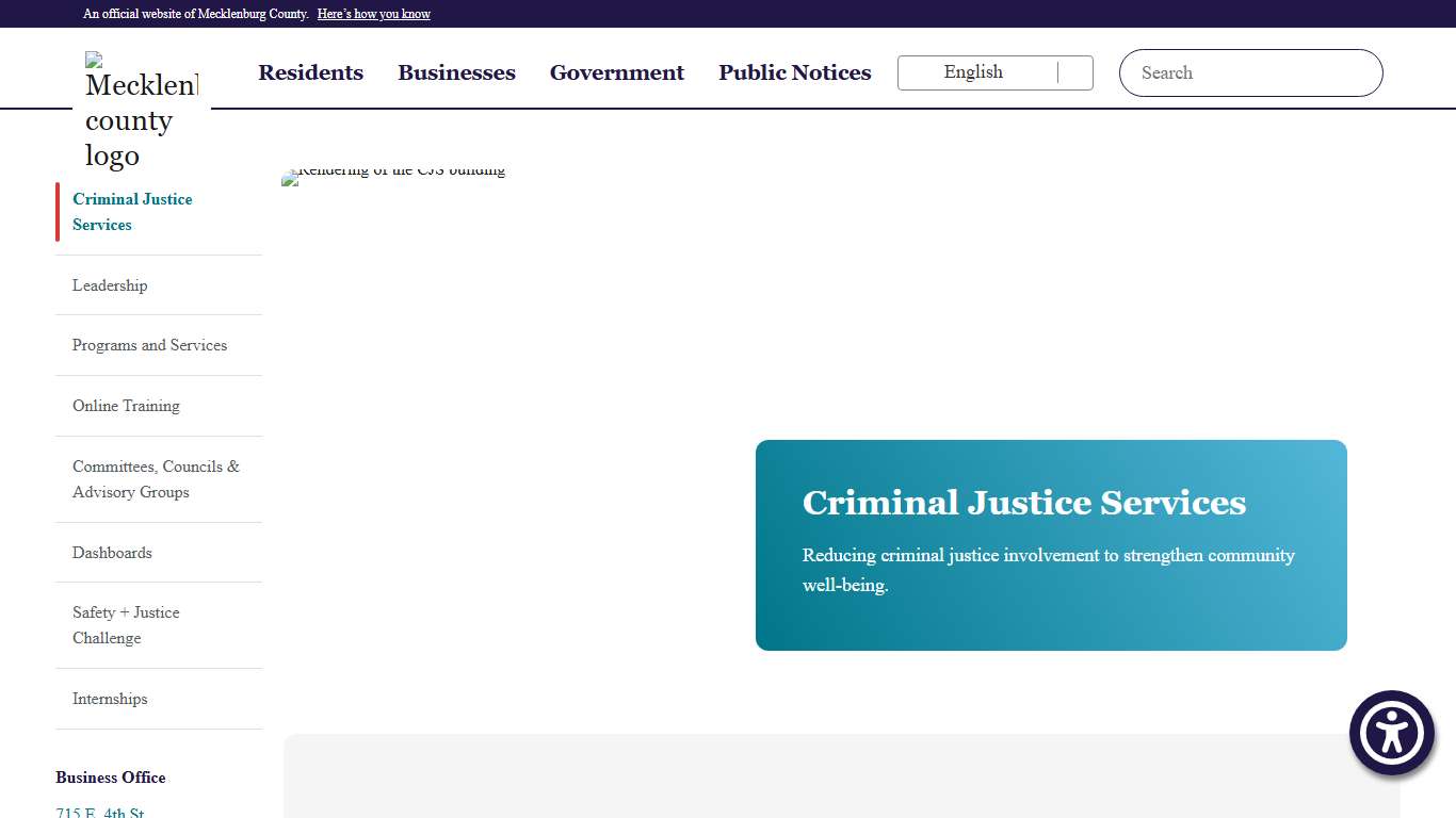 Criminal Justice Services Criminal Justice Services